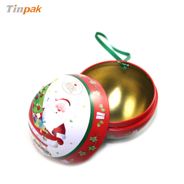 Christmas bauble tin