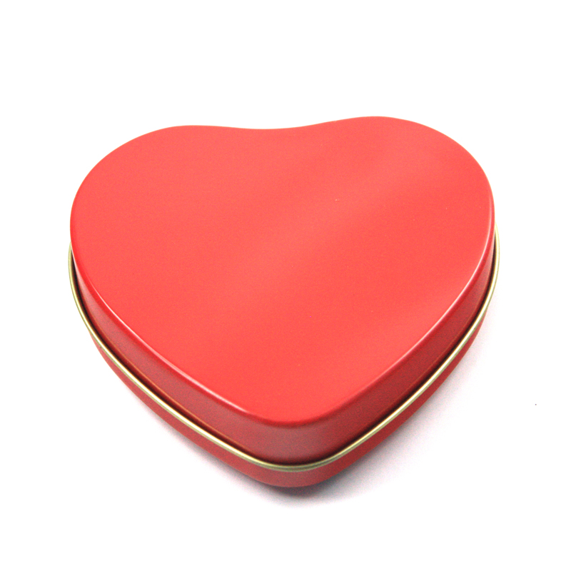 red heart tin for chocolate