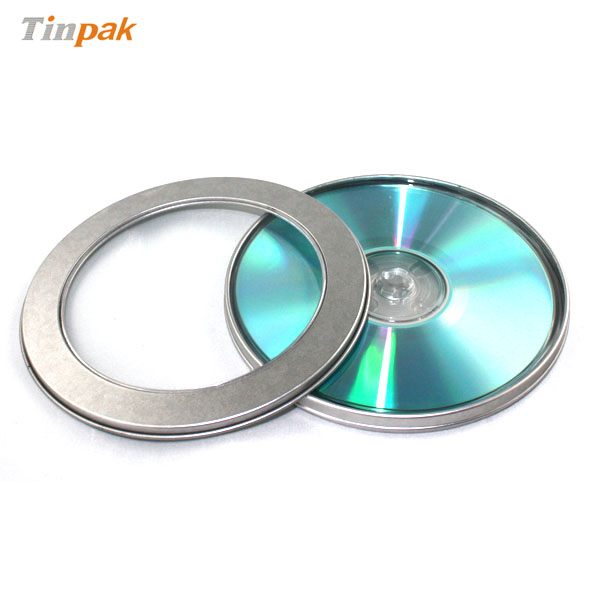 CD tin case with window