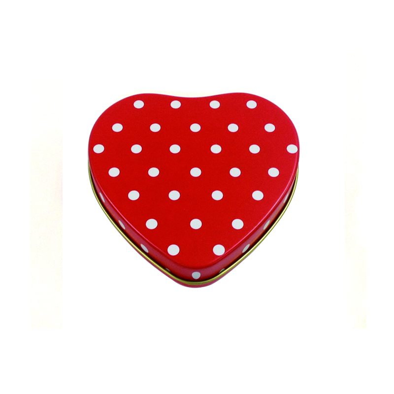 heart shape body cream tin 