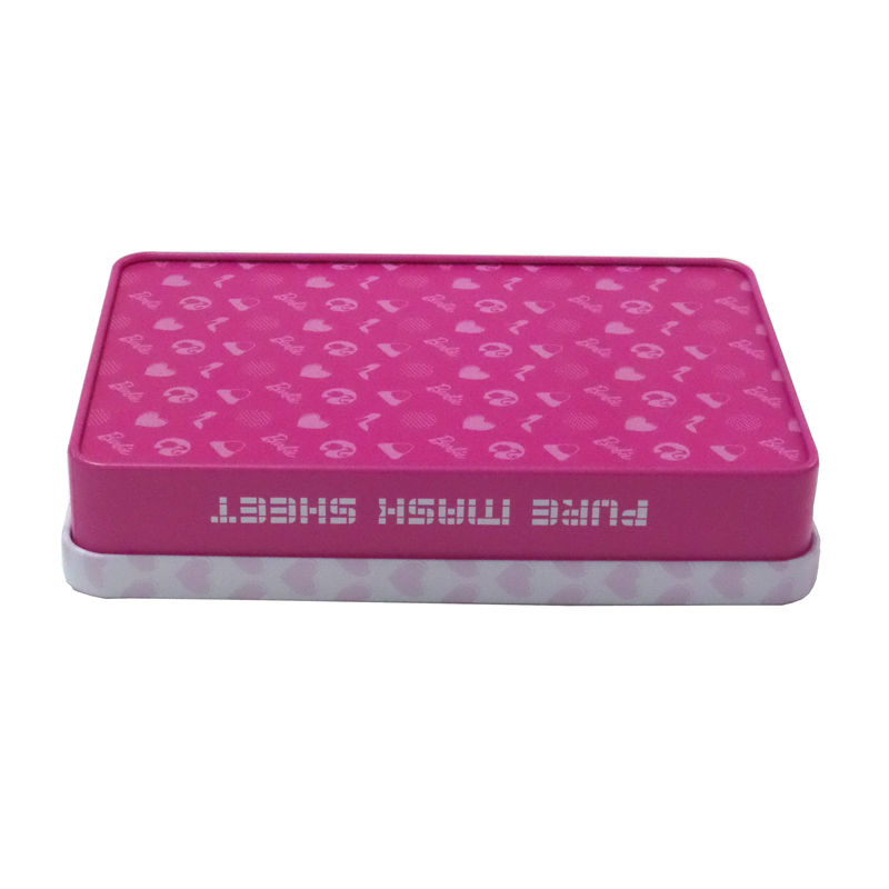  fashion rectangle cosmetic tin