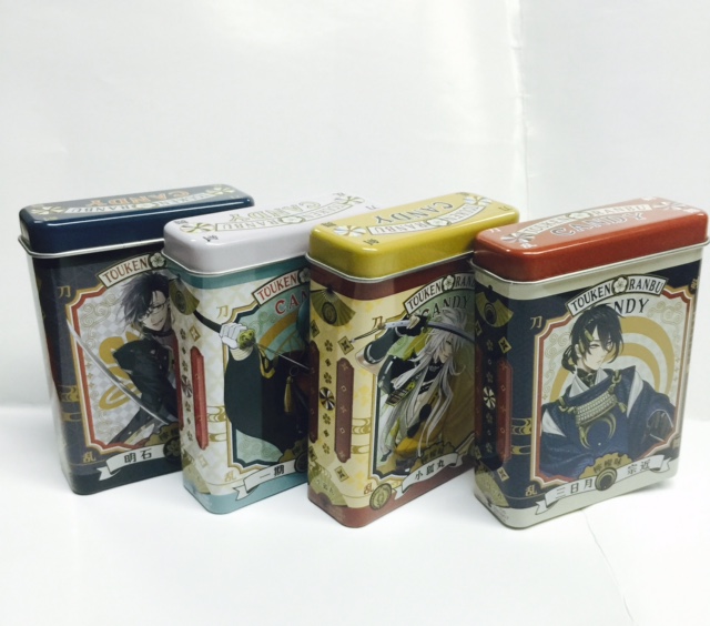 BANDAI candy tin boxes