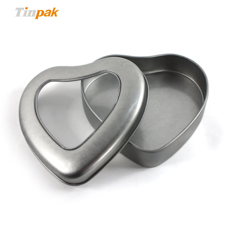 candle tins with window