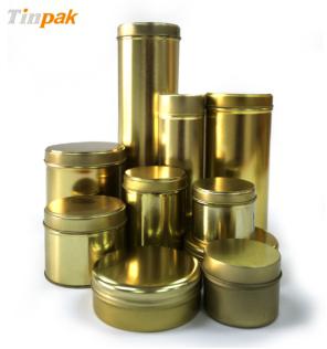 round tea tins