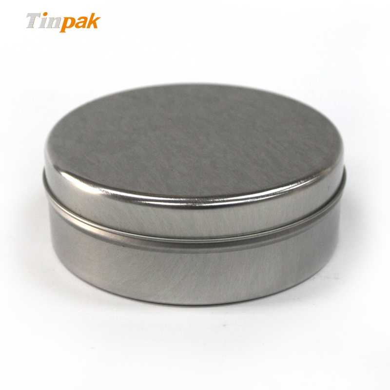 round metal wax containers