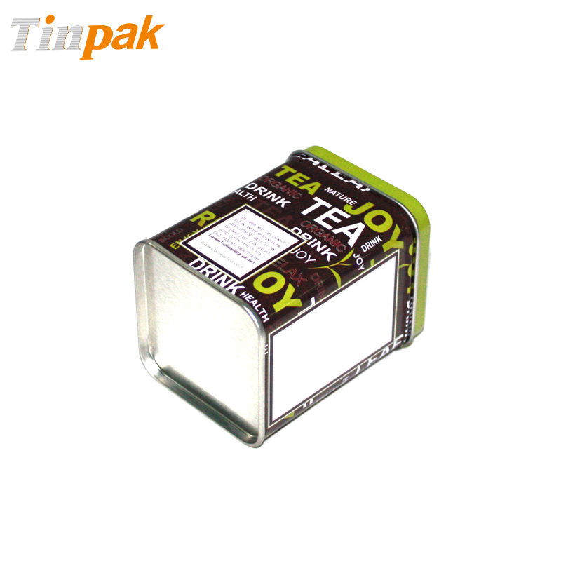 square tea tin containers