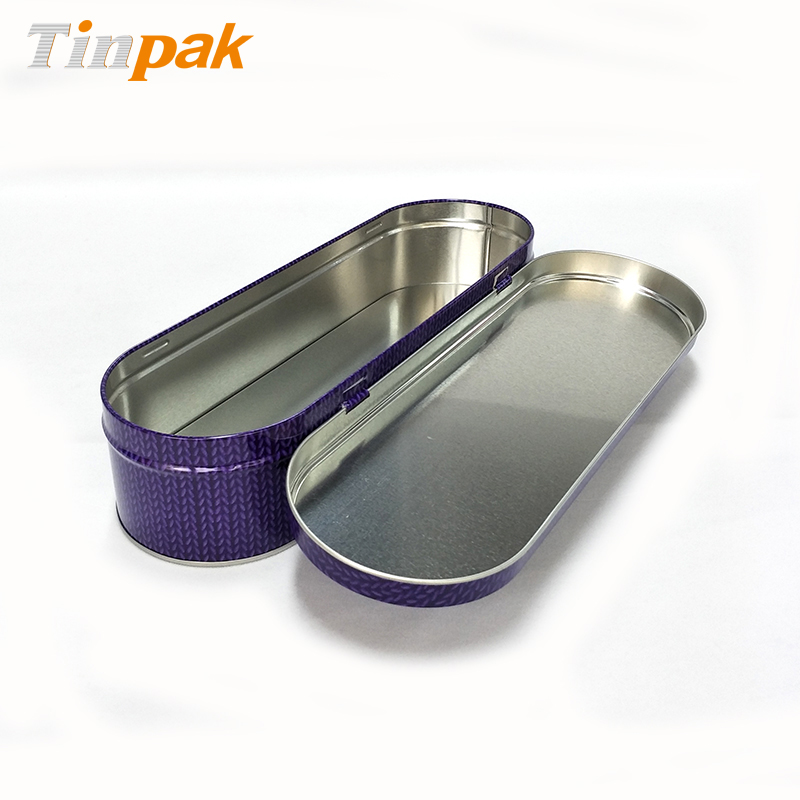 Hinged Oval Tin