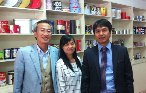 Korean Tin Box buyer visited Tinpak