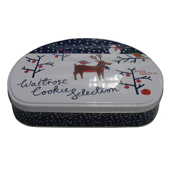 Christmas food tin box