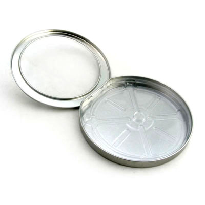 CD tin case with clear window