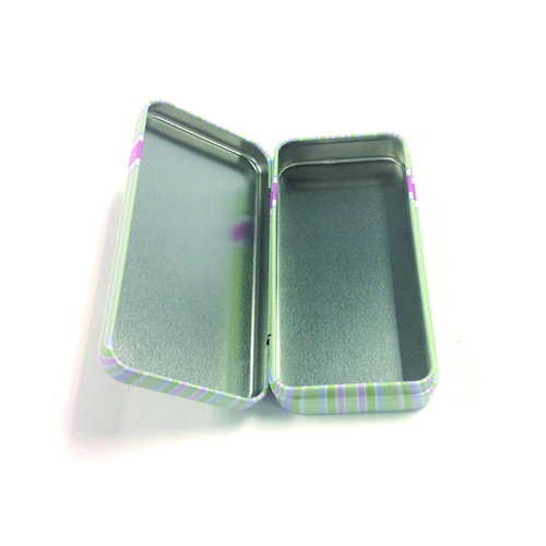 rectangular tin packaging box