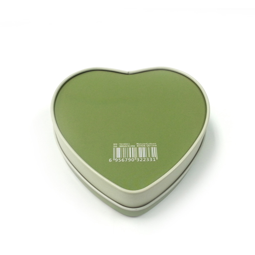heart shaped chocolate tin container