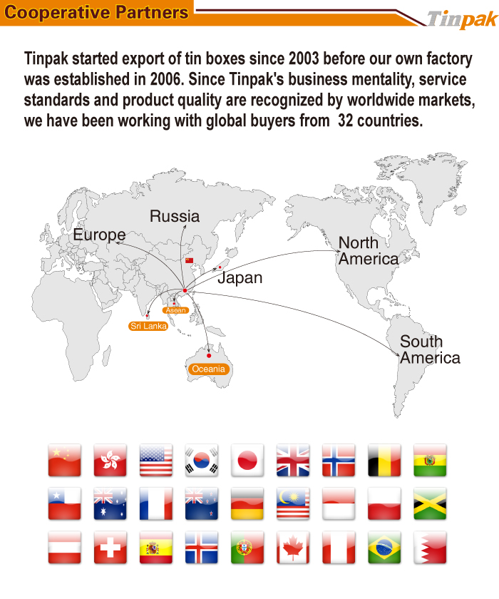 Tinoak's cooperative partners