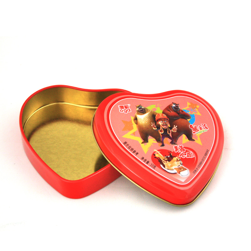 heart shaped tin cases