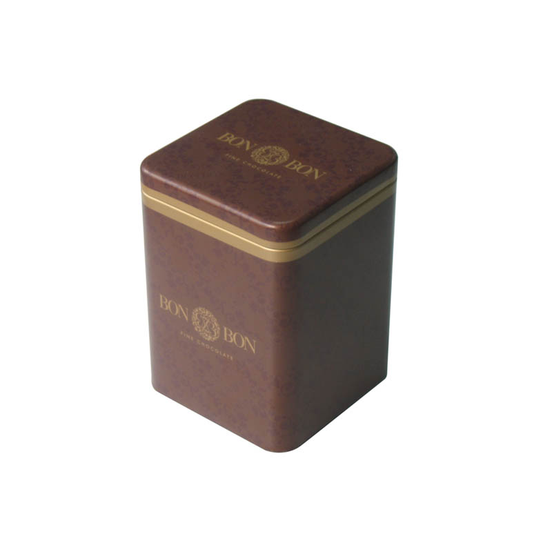 Custom Design Tin Boxes Storage Container Square Metal Tin Can Packaging Gift Tins Airtight Tea Tins
