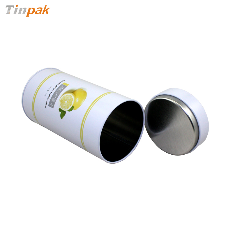 cylindrical tea tin cylindrical tea tin