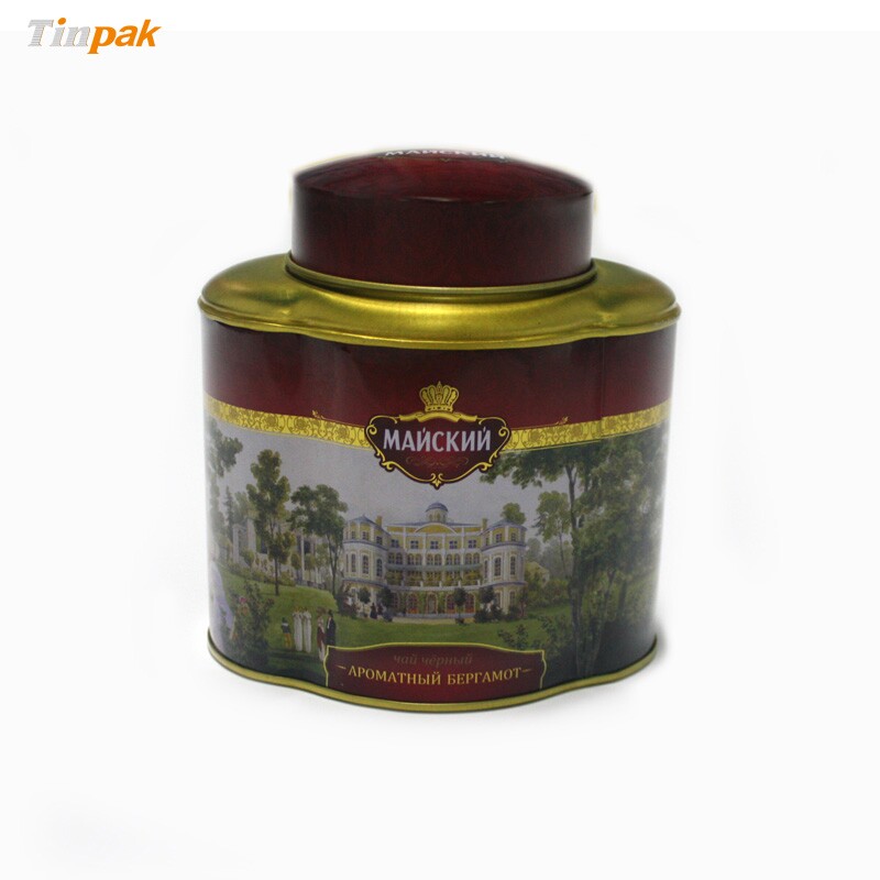 Wholesale Short Bespoke Tea Tin with Inner Lid Factory