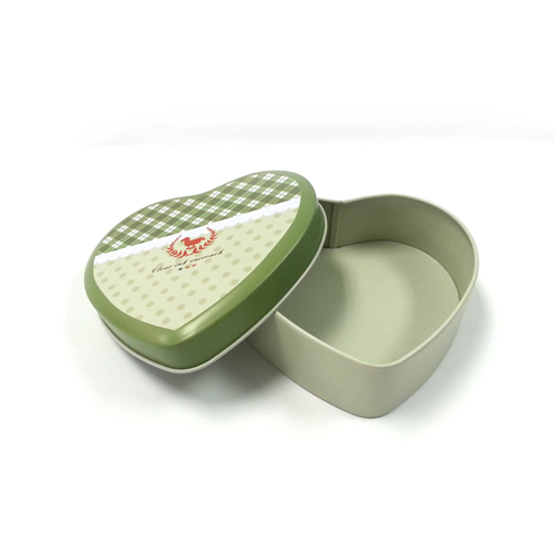 heart shaped chocolate tin container