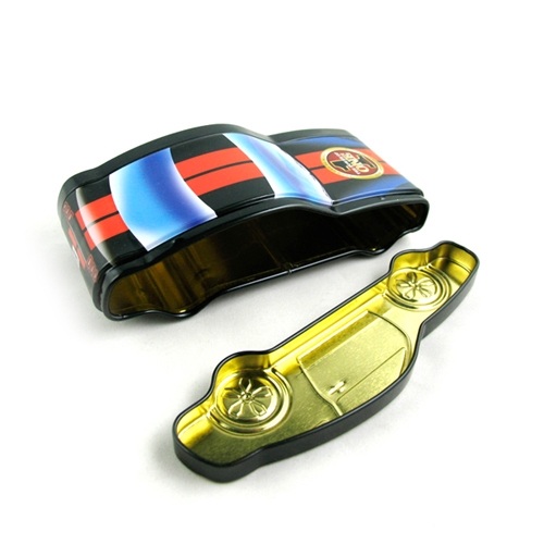cool custom car shaped metal candy tin box